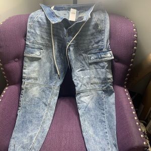 American Eagle Outfitters Blue stone washed jeans